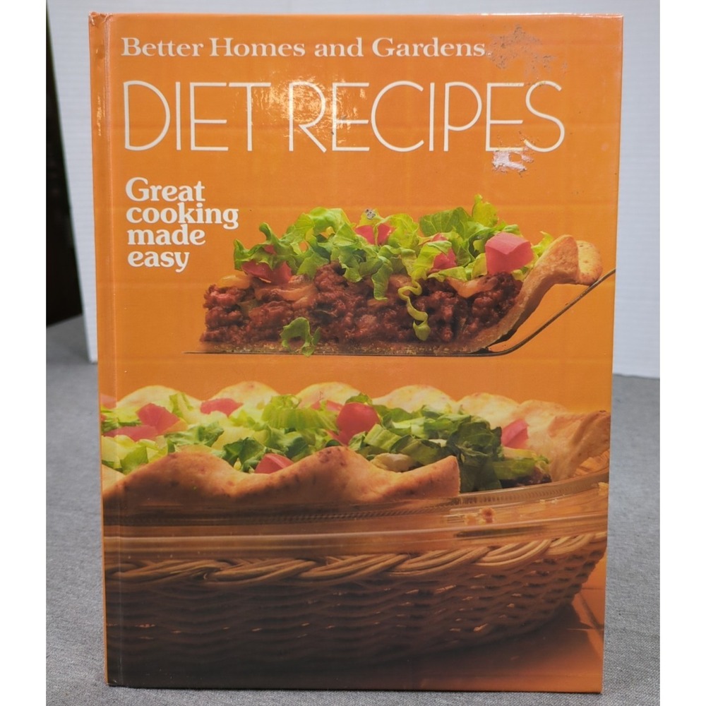 1986 Better Homes and‎ Gardens Diet Recipes VTG Cookbook First Edition Hardcover